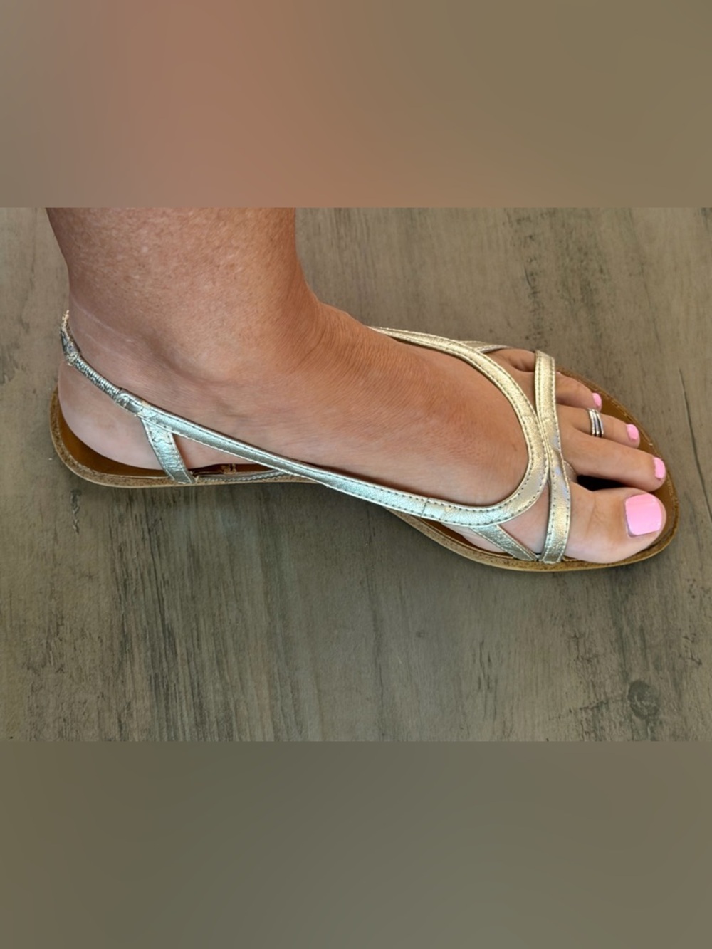 Women’s Gold Sandals~6